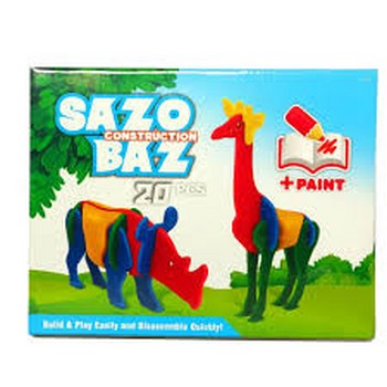 shapolo-product-705 بازی فکری ساز و باز زرافه و کرگدن فکرآذین - تصویر 1