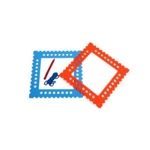 بازی فکری قاب دوخت پلاستیکی با سوزن لبخند